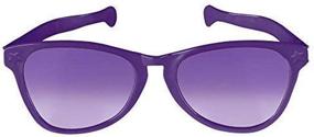 img 1 attached to Amscan Jumbo Eyeglasses Accessory Purple