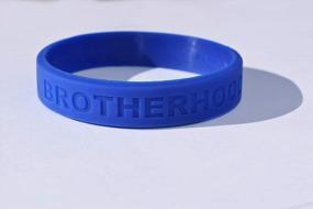 img 3 attached to Custom Silicone Wristband - Personalized Rubber Bracelet For Events, Gifts, Causes, Fundraisers & Awareness - Men/Women