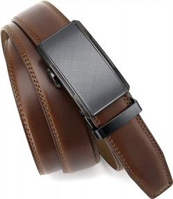 img 1 attached to Upgrade Your Style With CHAOREN Click Belt: A Micro-Adjustable Mens Dress Belt For A Perfect Fit