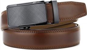 img 2 attached to Upgrade Your Style With CHAOREN Click Belt: A Micro-Adjustable Mens Dress Belt For A Perfect Fit