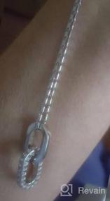 img 7 attached to 🎁 Стильный браслет с двойным слоем «Бесконечность Хамсы» из стерлингового серебра T400 - идеальный подарок для женщин и девушек