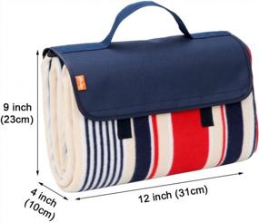 img 2 attached to Yodo Water-Resistant Picnic Blanket: Perfect For Outdoor Adventures And Festivals