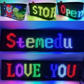 img 3 attached to Revolutionize Your Advertising With Stemedu'S Customizable USB LED Scrolling Sign - Perfect For Cars, Shops, And Bars - Control Everything From Your Smartphone!