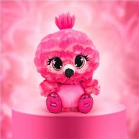 img 3 attached to Добавьте изюминку в свою коллекцию с ярко-розовым плюшевым плюшевым фламинго GUND P.Lushes Flo West!