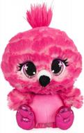 add some flair to your collection with gund p.lushes flo west flamingo stuffed animal in hot pink! logo