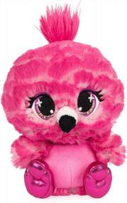 img 4 attached to Add Some Flair To Your Collection With GUND P.Lushes Flo West Flamingo Stuffed Animal In Hot Pink!