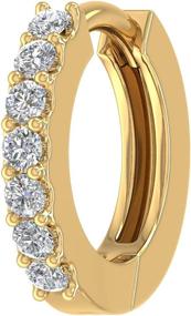 img 3 attached to 0 13 Carat 7 Stone Diamond Yellow Women's Jewelry