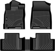 🚗 2016-2021 civic sedan/hatchback/type r floor mats - all weather custom liners, full set - viwik logo