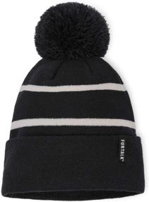 img 4 attached to FURTALK Toddler Winter Beanie: Double Girls' Accessories for Cold Weather Protection & Style