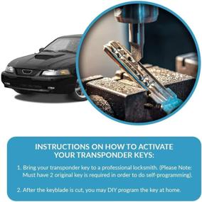 img 1 attached to 🔑 Seamless Replacement - Keyless2Go Uncut Transponder Ignition Car Key H72