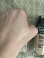 img 1 attached to NYX professional makeup Tonal cream Can&quot;t stop won&quot;t stop, 30 ml, shade: Light Porcelain review by Aneta Urbaska ᠌