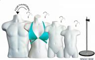 white female dress male child and toddler set - 4 body mannequin forms logo