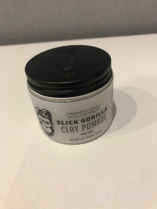 img 2 attached to 💇 Slick Gorilla Clay Pomade - 70g, Strong Hold Hair Styling Clay review by Agata Strzalek ᠌