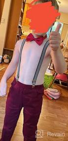 img 6 attached to 👔 Burgundy Boys' Clothing: Nwada Suspenders for Dapper Young Gentlemen