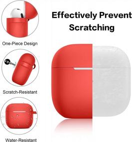 img 1 attached to Protect Your AirPods 3 With Hamile Silicone Case Cover- Cute And Durable With Keychain Attachment