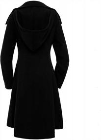 img 2 attached to Warm Up In Style With ForeMode Women'S Double-Breasted Wool Trench Coat