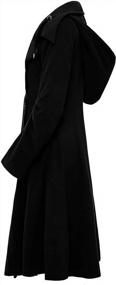 img 3 attached to Warm Up In Style With ForeMode Women'S Double-Breasted Wool Trench Coat