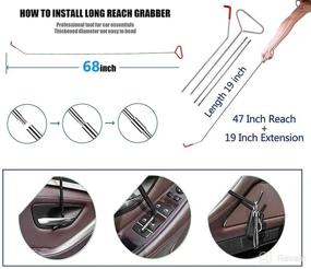 img 1 attached to 🔧 CHAOYANG 17PCS Professional Car Tool Kit: Long Reach Tool, Air Wedge Pump, Lasso Grabber, & More for Cars Trucks