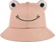 stay sun-safe in style with cooraby frog bucket hat: unisex foldable fisherman hat for outdoor adventures logo