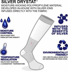 img 1 attached to Maximize Performance And Comfort With Vitalsox Men'S Patented Graduated Compression Socks