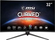 enhanced gaming experience with msi optix ag321cqr: anti glare 165hz curved monitor with tilt adjustment logo