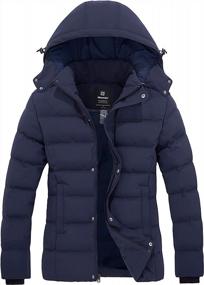img 4 attached to Wantdo Women'S Hooded Warm Winter Coat Quilted Thicken Puffer Jacket With Removable Hood