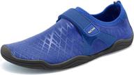 👟 globtouch athletic quick dry walking girls' shoes - m deep dksx logo