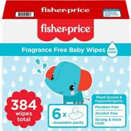 smart care fisher price wipes plant based logo