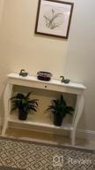 img 1 attached to Chic White Narrow Console Table With Drawer - Ideal Entryway And Accent Sofa Table review by Chris Reeves