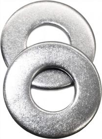 img 3 attached to 🔩 FullerKreg 5/8" x 1-3/4" OD Stainless Flat Fender Washers, 1-3/4" Outside Diameter, 0.120" Thickness, 6 Pack, 18-8 (304) Stainless Steel