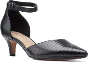 img 2 attached to 👠 Stylish and Comfortable: CLARKS Womens Linvale Edyth Leather Pumps for Women - Elegant Footwear