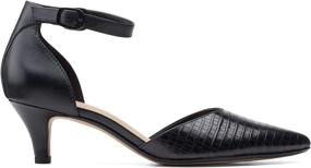 img 3 attached to 👠 Stylish and Comfortable: CLARKS Womens Linvale Edyth Leather Pumps for Women - Elegant Footwear