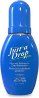 🚽 just a drop - incognito pre-poop toilet odor eliminator (0.2 fl. oz. travel size) - say goodbye to bathroom odors! logo