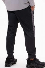 img 2 attached to Men'S Active Performance Workout Sweatpants - DEVOPS 1 Or 2 Pack - Perfect For Gymwear And Athletic Training