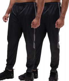 img 4 attached to Men'S Active Performance Workout Sweatpants - DEVOPS 1 Or 2 Pack - Perfect For Gymwear And Athletic Training
