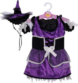 img 2 attached to Pet Costume Dress and Hat - Rubies Purple Witch