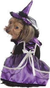 img 4 attached to Pet Costume Dress and Hat - Rubies Purple Witch