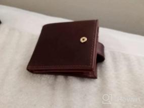 img 6 attached to Leather Trifold Wallet Window Brown