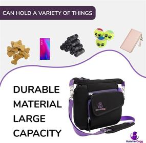 img 2 attached to 🐶 HummerDogg Dog Treat Pouch & 15 Large Poop Bags Bundle in Purple – Enhanced for SEO