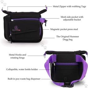 img 1 attached to 🐶 HummerDogg Dog Treat Pouch & 15 Large Poop Bags Bundle in Purple – Enhanced for SEO