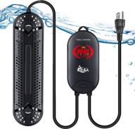 aqqa submersible aquarium heater 500w/800w for 66-220 gallon fish tank - over-temperature protection, external temperature controller, 59-93℉ - ideal for marine and freshwater aquarium логотип