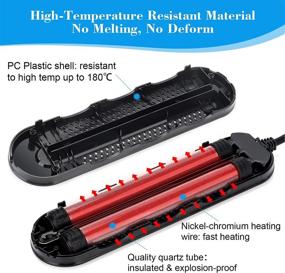 img 1 attached to AQQA Submersible Aquarium Heater 500W/800W for 66-220 Gallon Fish Tank - Over-Temperature Protection, External Temperature Controller, 59-93℉ - Ideal for Marine and Freshwater Aquarium