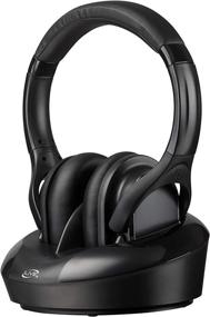 img 4 attached to 🎧 IAHRF79B iLive Black Wireless Headphones with Transmitter/Charging Dock