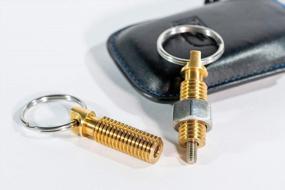 img 1 attached to 🔒 Secure and Stylish: Captive Unique Stainless Keyring Keychain for Easy Access and Durability