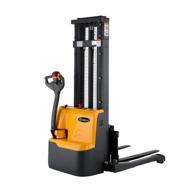 2200lbs load capacity electric pallet forklift lift stacker - 118inch lifting height | apollolift logo
