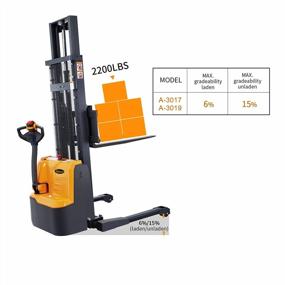 img 3 attached to 2200Lbs Load Capacity Electric Pallet Forklift Lift Stacker - 118Inch Lifting Height | APOLLOLIFT