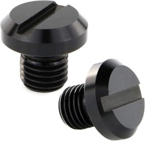 img 4 attached to 🔌 Xitomer 4-Piece Mirror Blank Plugs Hole Plugs, M10 x1.25, Compatible with GROM MSX125, FZ07 / FZ1, Z800 / Z900RS, Street, SV650 and More