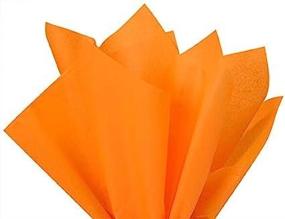 img 2 attached to 🍊 MTBHY Tangerine Light Orange Bulk Tissue Paper - 15&#34; x 20&#34;, 100 Sheets