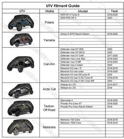 img 3 attached to NEVERLAND Waterproof Material Maverick Passenger Motorcycle & Powersports