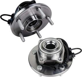 img 4 attached to [Pair/2-Pack] Autoround 513273 Front Wheel Hub and Bearing Assembly Replacement for Chrysler Town & Country, Dodge Grand Caravan, VW Routan - 5 Lug w/ABS: Top-Quality Wheel Hub Replacement Solution